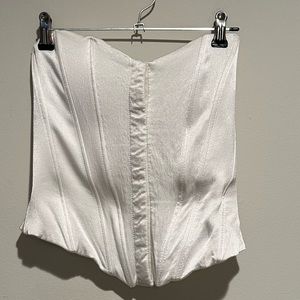 White Zara Corset Top